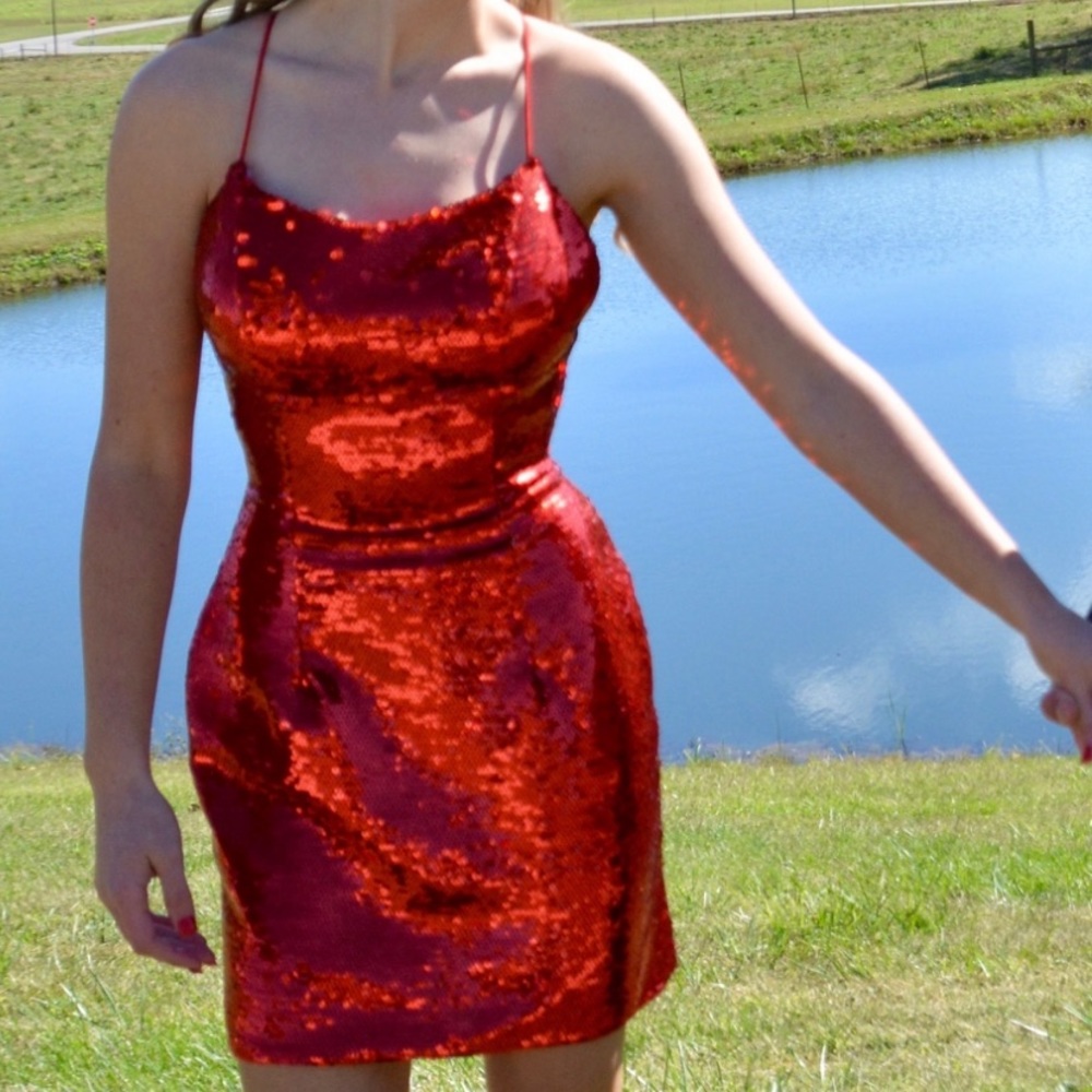 red homecoming dress!